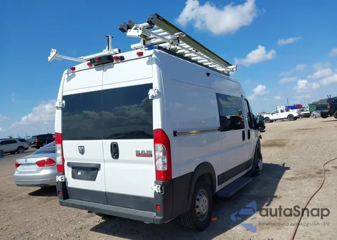 2021 Ram Promaster 1500 High Roof 136 Wb from USA, damaged, VIN 3C6LRVBGXME515277